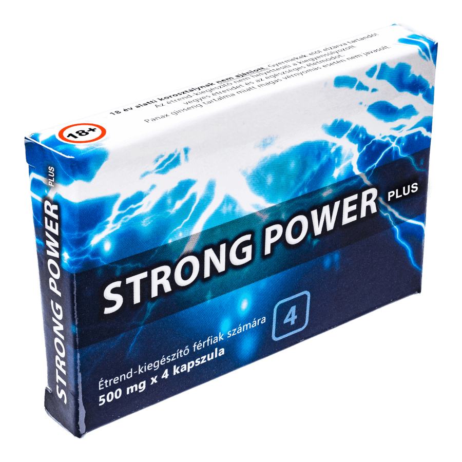Strong Power Plus - 4db kapszula - potencianövelő