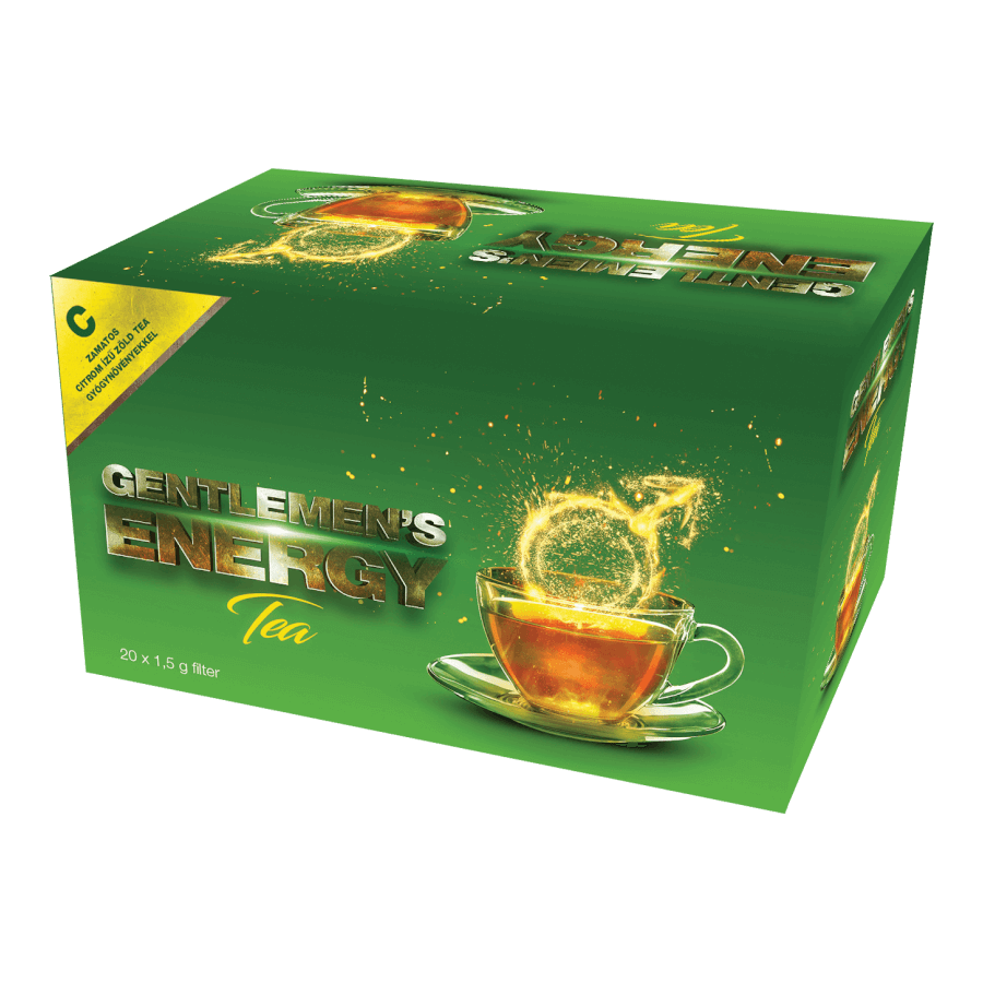 Gentlemens Energy Tea - Citrom - 20 filter - potencianövelő