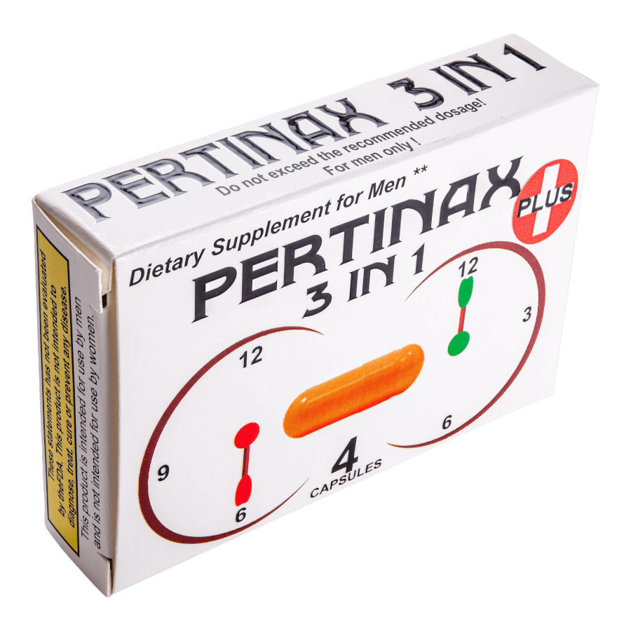 Pertinax 3 in 1 Plus - 4db kapszula - potencianövelő